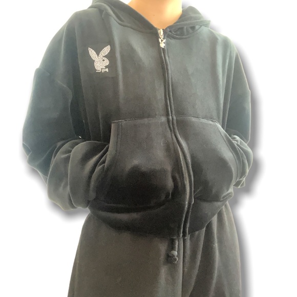 BLACK VELVET PLAYBOY TRACKSUIT - Picture 4 of 4